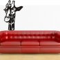 vinyl wall art decal sticker - giraffe art (22"x34")