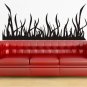 vinyl wall art decal sticker grass blades (21"x48")