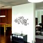 vinyl wall art decal sticker, hibiscus (20" x 37")
