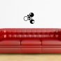 vinyl wall art decal sticker, 7 circles (15" x 15")