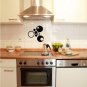 vinyl wall art decal sticker, 7 circles (15" x 15")