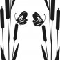 vinyl wall art decal sticker butterfly(12" x 30")