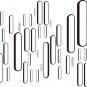 vinyl wall art | multi tubes (24" x 22")
