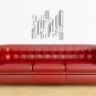 vinyl wall art | multi tubes (24" x 22")
