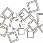 vinyl wall art | multi squares (23" x 30")
