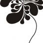 vinyl wall art | funky flowers (20" x 36")
