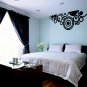 vinyl wall decal circles on the edge 17" x 48"