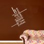 vinyl wall art decal . vices and virtues . 22 inches x 25 inches