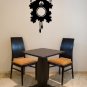 vinyl wall art decal . vintage cuckoo clock . 14 inches x 24 inches
