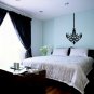 vinyl wall art decal . chandelier . 22 inches x 44 inches