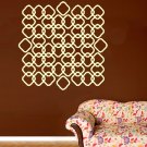 vinyl wall art huge retro squares (44" x 44")