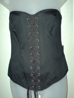 Solid Black LIPSERVICE Corset