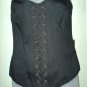 Solid Black LIPSERVICE Corset