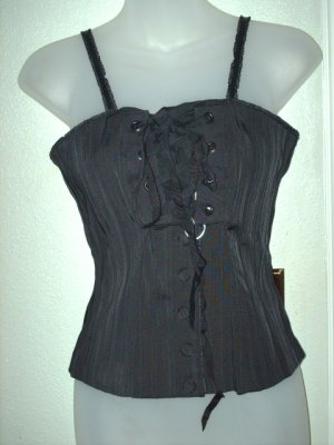 Black Patterned LIPSERVICE Corset