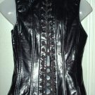 Long Black LIPSERVICE Corset, Sz Large