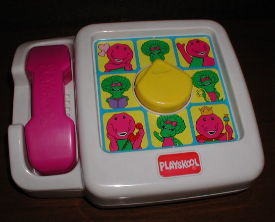 playskool talking barney commercial