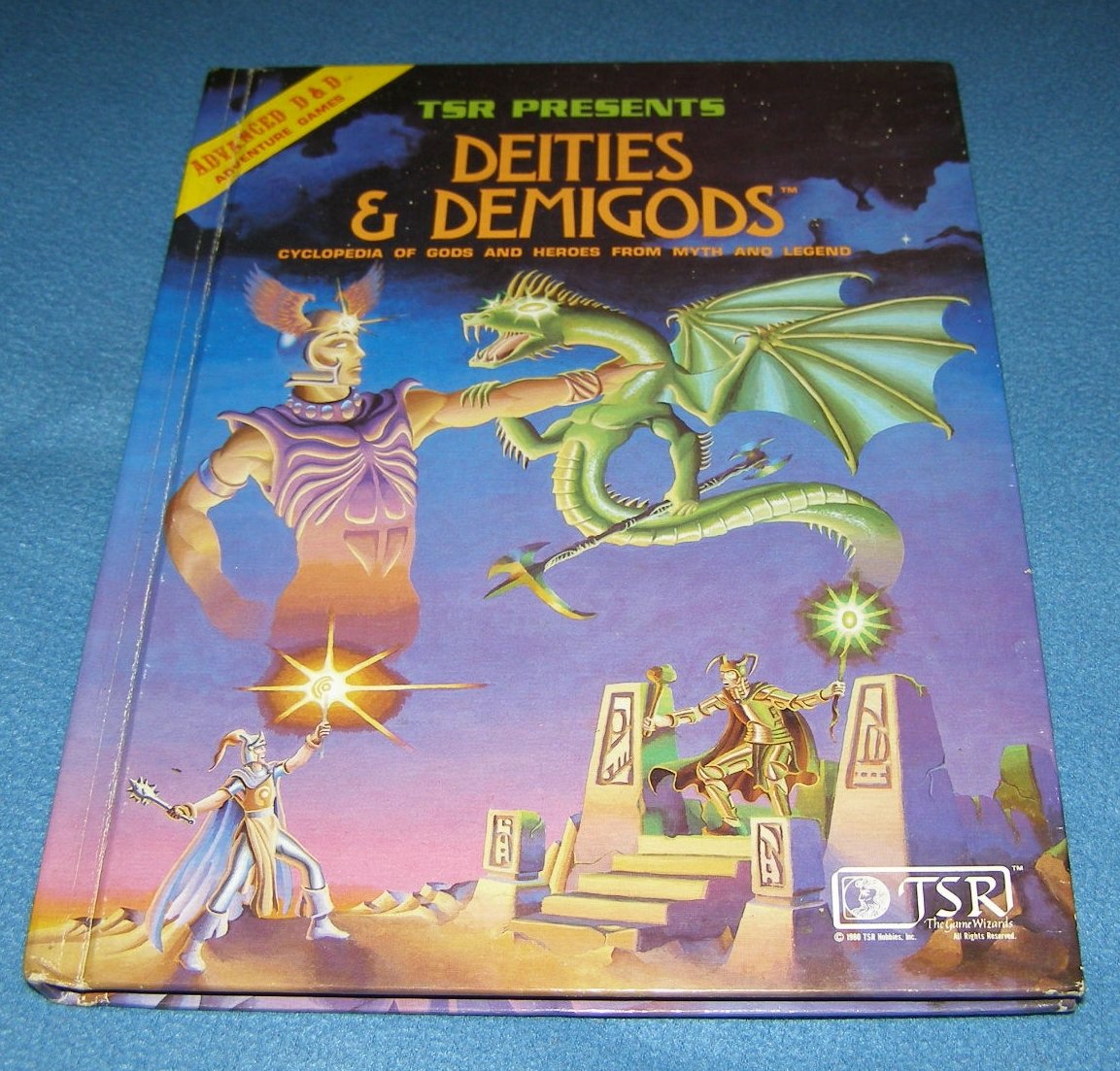 AD&D Deities and Demigods Dungeons & Dragons vtg book