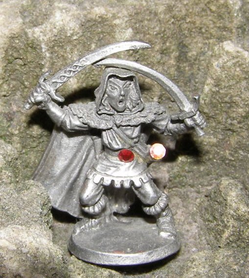 Ral Partha fine Pewter Drizzt Do'Urden drow elf D&D dungeon miniature