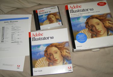 Adobe Illustrator 9.0 educational full version software MAC
