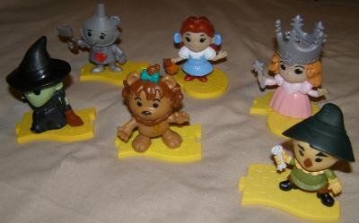 Wizard of Oz 75th Anniversary McDonalds fast food figure full set w/ bases