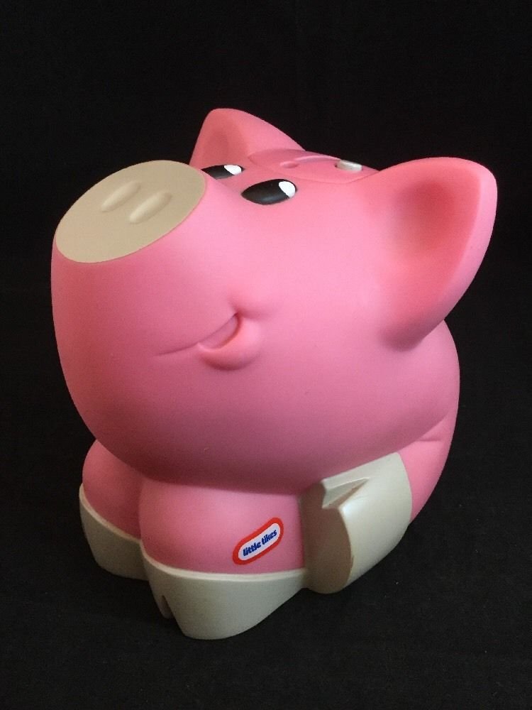 Little Tikes pink electronic pig Piggy Bank