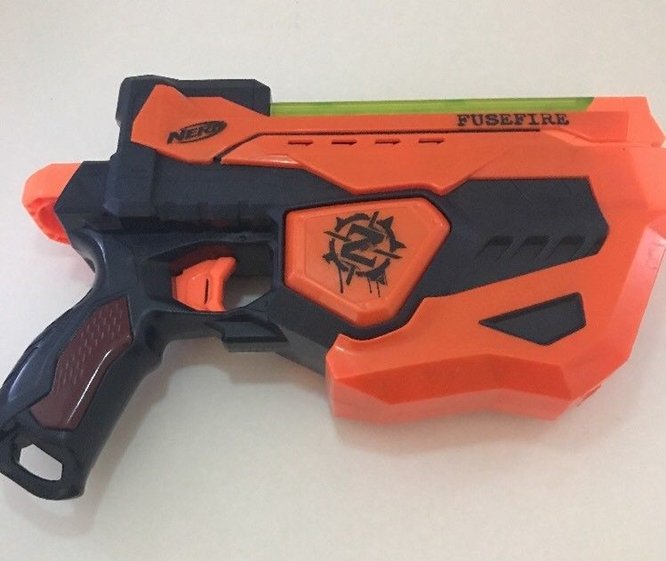 NERF Zombie Strike FUSEFIRE Dart Blaster fuse fire disc shooter