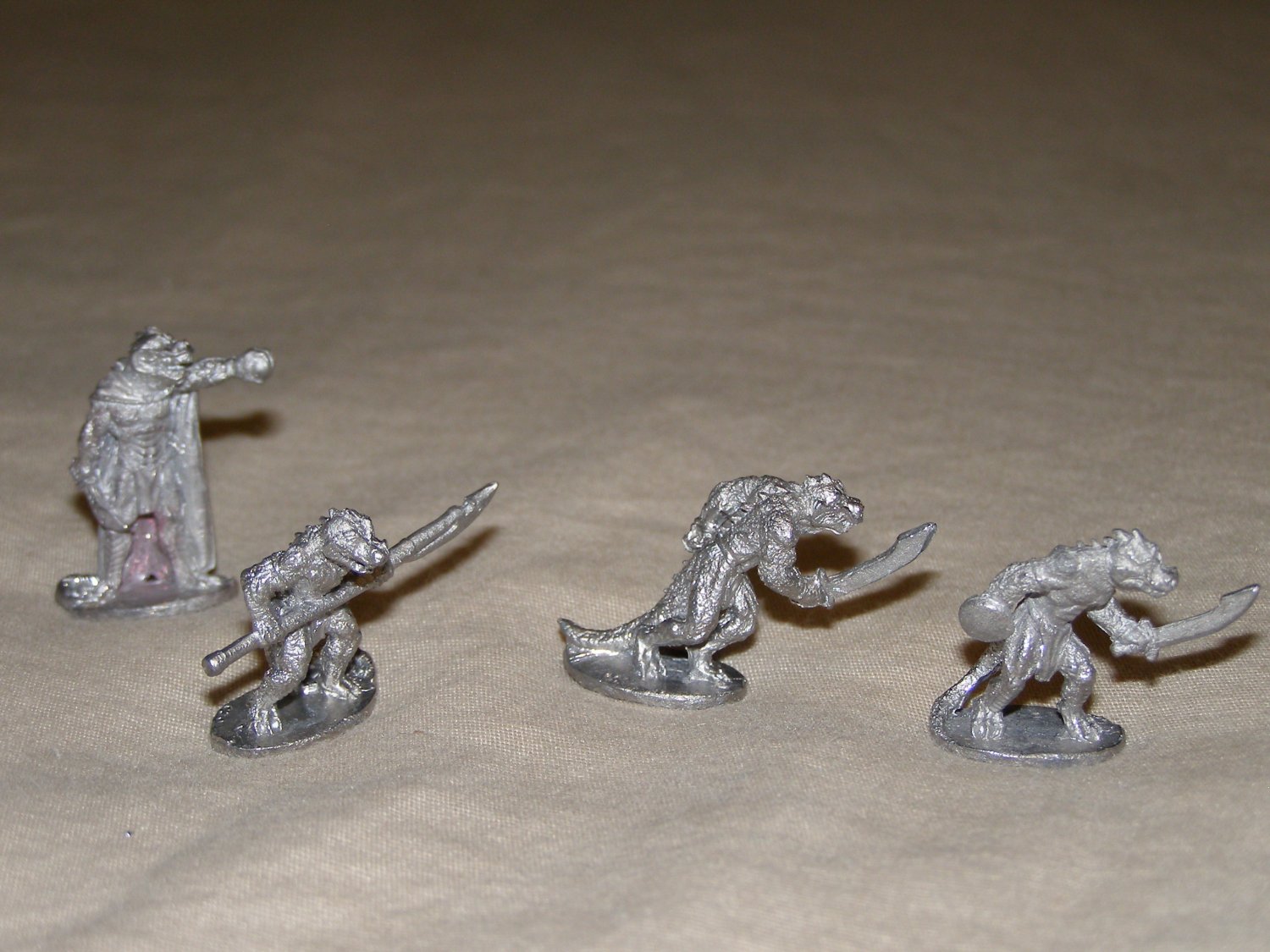 RAL PARTHA 25mm Lizardmen / 25mm D&D lizard figures 02-920