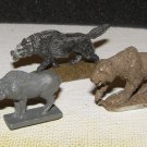 Ral Partha 25mm animals lot Bear Hyena Boar AD&D dungeons figures