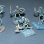 Ral Partha Rafm x4 painted Skeletons frost blue D&D dungeon figures