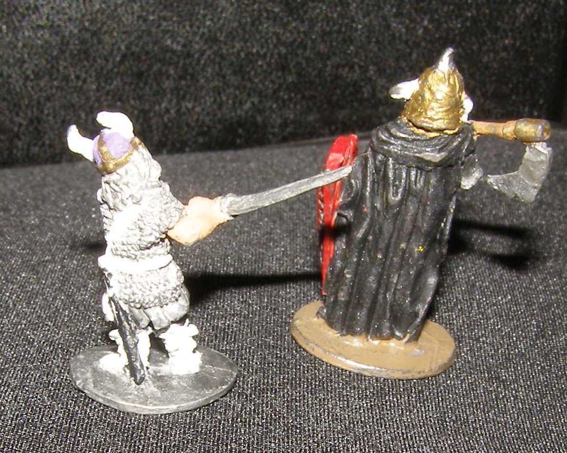 Ral Partha 25mm Superhero and Barbarian dungeon figures