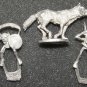 Ral Partha Goblin wolf riders vintage D&D lead LOTR Warg figures MINT