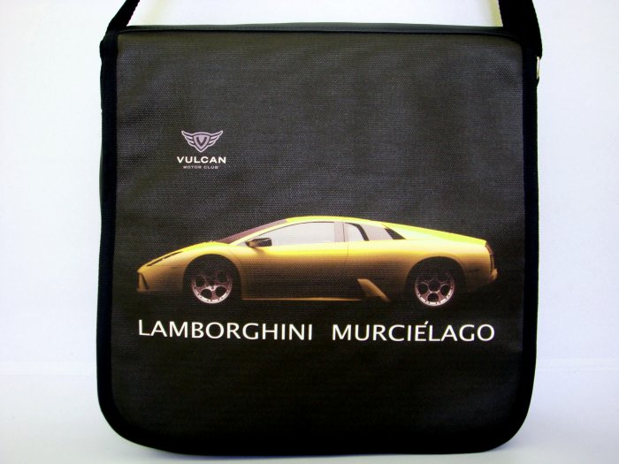 Lamborghini Murcielago Sport Car 10" Laptop Notebook Shoulder Case Bag