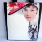 Audrey Hepburn Vintage Hat Retro Large Tote Bag Purse