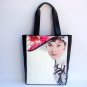 Audrey Hepburn Vintage Hat Retro Large Tote Bag Purse