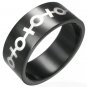 316L Black Stainless Steel Gender Gay Pride Flat Band Ring