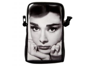 Audrey Hepburn Rare Retro Mobile Cell Phone Camera Case Pouch Bag