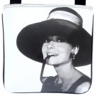 Audrey Hepburn Retro Rare Messenger Cross Body Sling Bag Purse