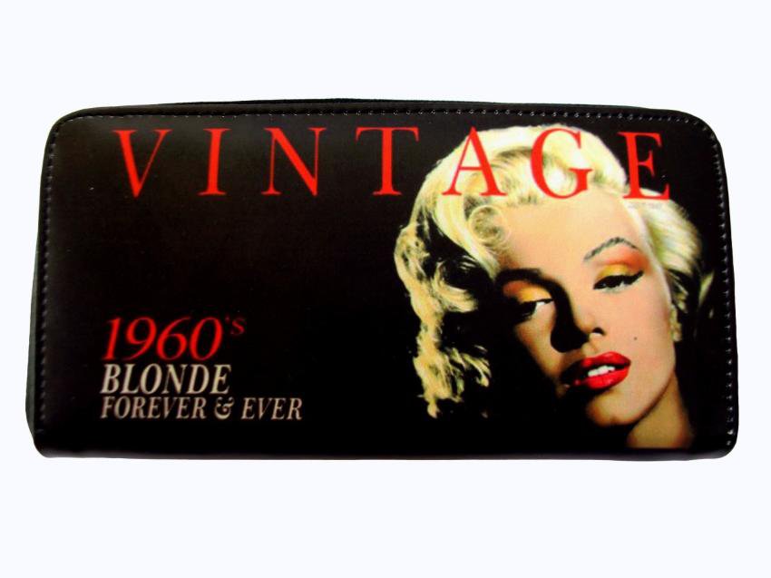 Marilyn Monroe Blonde Credit Card Money ID Holder Wallet Purse Bag