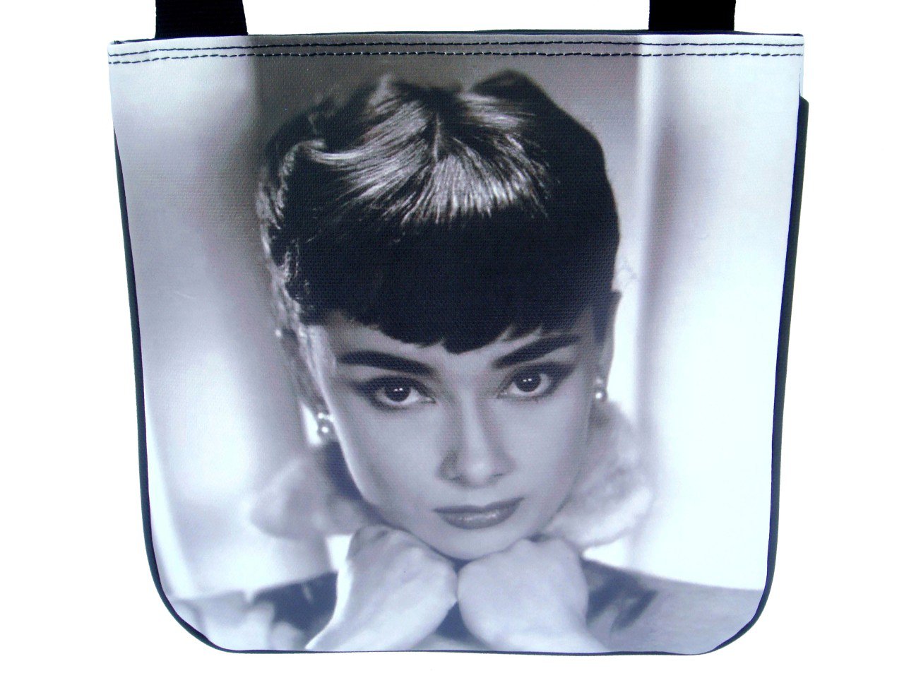 Audrey Hepburn Hollywood Star Retro Messenger Sling Bag Purse