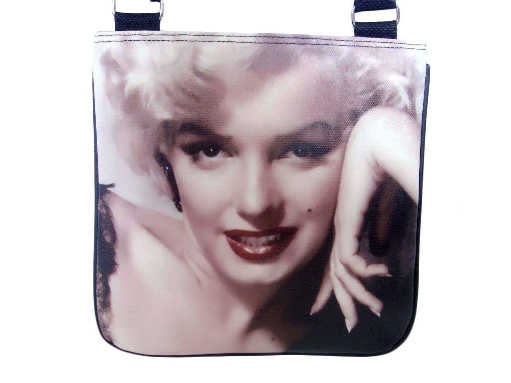 Marilyn Monroe Rare Collectible Messenger Sling Cross Body Bag Purse