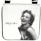 Marilyn Monroe Signature Classic Messenger Cross Body Sling White Bag Purse
