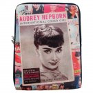Audrey Hepburn Cover Magazine iPad 1 2 3 4 Mini Air Netbook Tablet Sleeve Case Cover Skin Bag