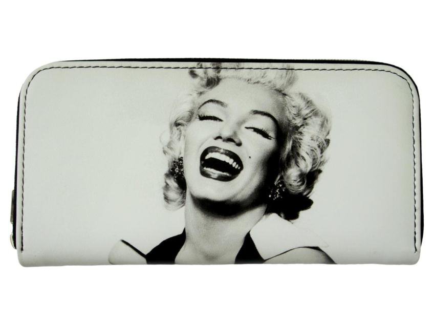 Marilyn Monroe Retro Classic ID Coin Bill Holder White Wallet Purse Bag