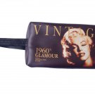 Marilyn Monroe Vintage Glamour Make Up Lipstick Purse Cosmetic Zip Around Bag
