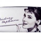 Audrey Hepburn Breakfast at Tiffanys Signature White Wallet Bag