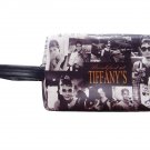 Audrey Hepburn Retro Picture Collage Make Up Lipstick Purse Cosmetic Zip Around Bag