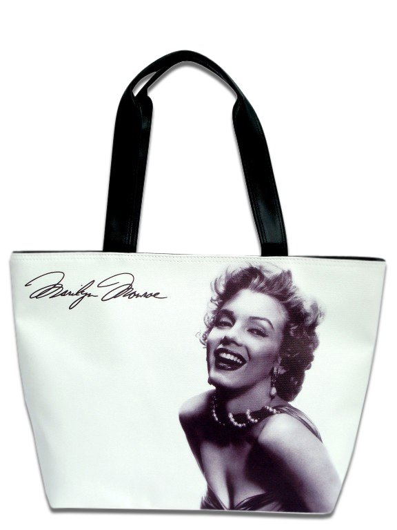 Marilyn Monroe Signature Classic Wide Tote Shoulder Bag Purse