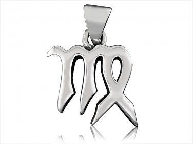 925 Sterling Silver Astrology Zodiac Star Sign VIRGO Horoscope Charm Pendant