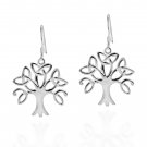 925 Sterling Silver Celtic Irish Knots Tree of Life Dangle Earrings Set