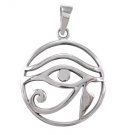 925 Sterling Silver Egyptian Eye of Horus Wedjat Wadjet Udjat Charm Pendant